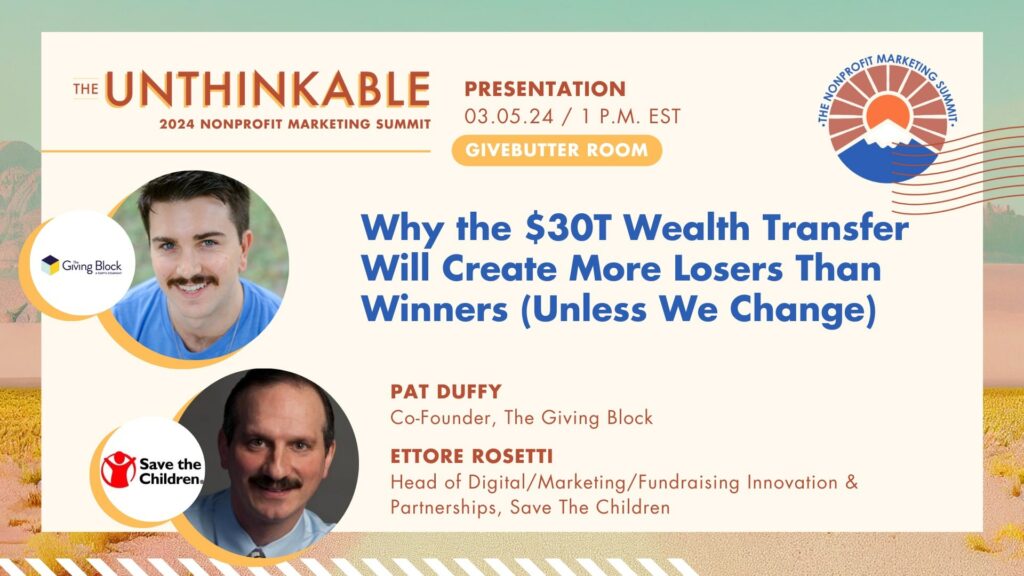 The UNTHINKABLE Patt Duffy & Ettore Rosetti | The Giving Block